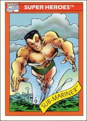 Impel Marvel Universe I Base Card 16 Sub-Mariner