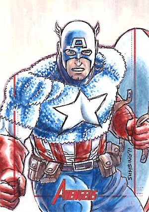 Rittenhouse Archives Marvel Greatest Heroes Sketch Card  Jake Sumbing