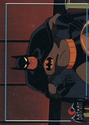 Topps Batman: The Animated Series Base Card 54 My wife tried to protect me ...