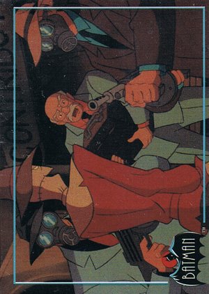 Topps Batman: The Animated Series Base Card 64 Batman fights the effects