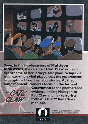 Topps Batman: The Animated Series 2 Base Card 117 Soon, in the headquarters of Multigon In