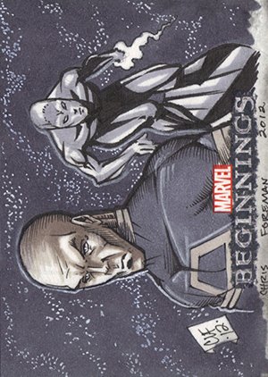 Upper Deck Marvel Beginnings Series II Sketch Card  Chris Foreman