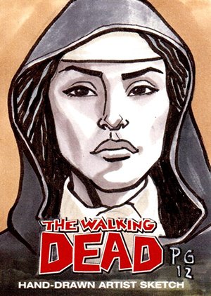 Cryptozoic The Walking Dead Comic Book Sketch Card  Patrick Gerrity
