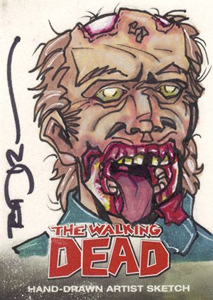 Cryptozoic The Walking Dead Comic Book Sketch Card  Tod Smith