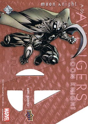 Upper Deck Marvel Beginnings Series II Die-Cut Avengers Card A-26 Moon Knight