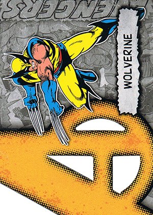 Upper Deck Marvel Beginnings Series II Die-Cut Avengers Card A-44 Wolverine