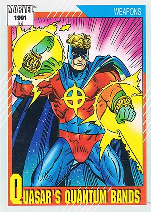 Impel Marvel Universe II Base Card 135 Quasar's Quantum Bands