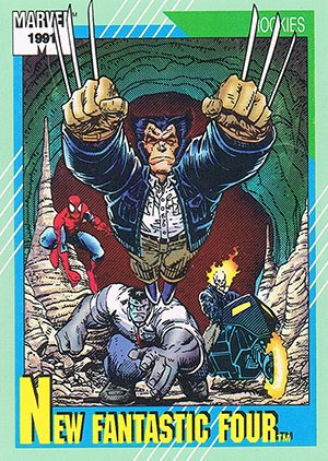 Impel Marvel Universe II Base Card 149 New Fantastic Four