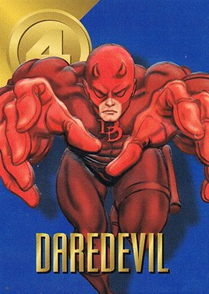 Fleer/Skybox Marvel Vision Base Card 68 Daredevil