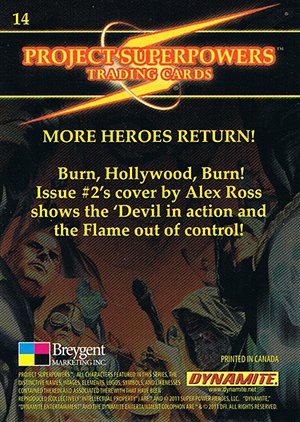 Breygent Marketing Project Superpowers Base Card 14 More Heroes Return!