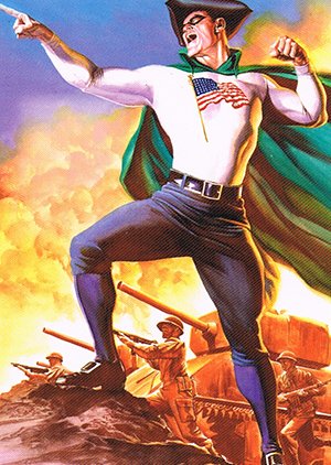 Breygent Marketing Project Superpowers Base Card 10 Portrait of a Patriot