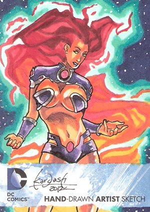 Cryptozoic DC: The New 52 Sketch Card  Stacey Kardash