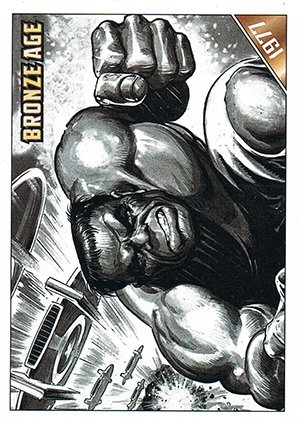 Rittenhouse Archives Marvel Bronze Age Parallel Card 46 Rampaging Hulk #1