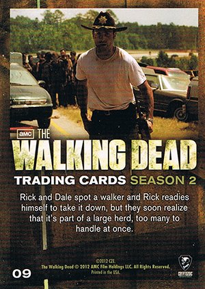 Cryptozoic The Walking Dead Season 2 Base Card 09 Just Like That