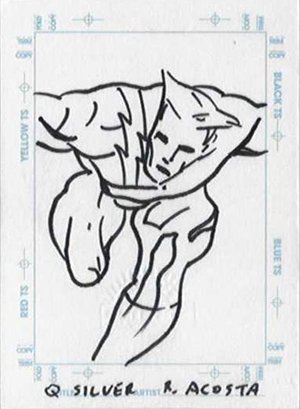 Fleer/Skybox Marvel Creators Collection 98 (MCC98) SketchaGraph Card  Rick Acosta