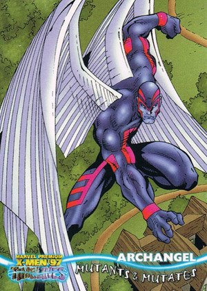 Fleer/Skybox X-Men '97 Timelines (Marvel Premium) Base Card 2 Archangel