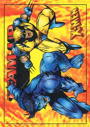 Fleer/Skybox X-Men .99 Base Card 46 Wolverine & Beast