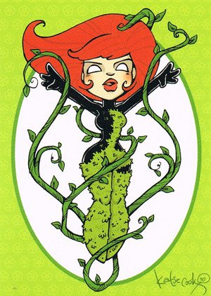 Cryptozoic DC Comics: The Women of Legend Katie Cook Sticker Collection KC-05 Poison Ivy