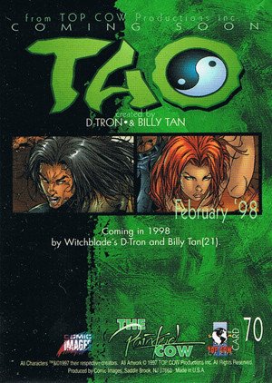 Comic Images Top Cow Showcase: The Painted Cow Base Card 70 The Tao