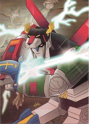 World Events Productions LTD Voltron Defender of the Universe Preview Set Blazing Sword Volrton Insert (400 made) Card LE1 Voltron