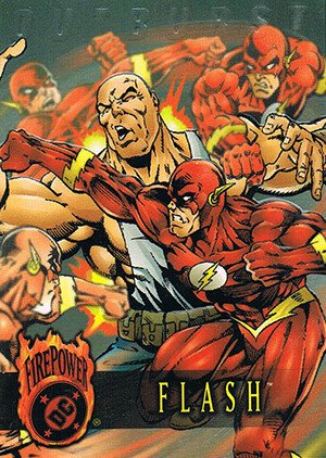Fleer/Skybox DC Outburst: Firepower Base Card 06 Flash