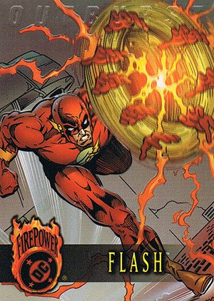 Fleer/Skybox DC Outburst: Firepower Base Card 74 Flash