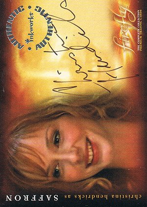 Inkworks Firefly: The Complete Collection Autograph Card A-10 Christina Hendricks as Saffron