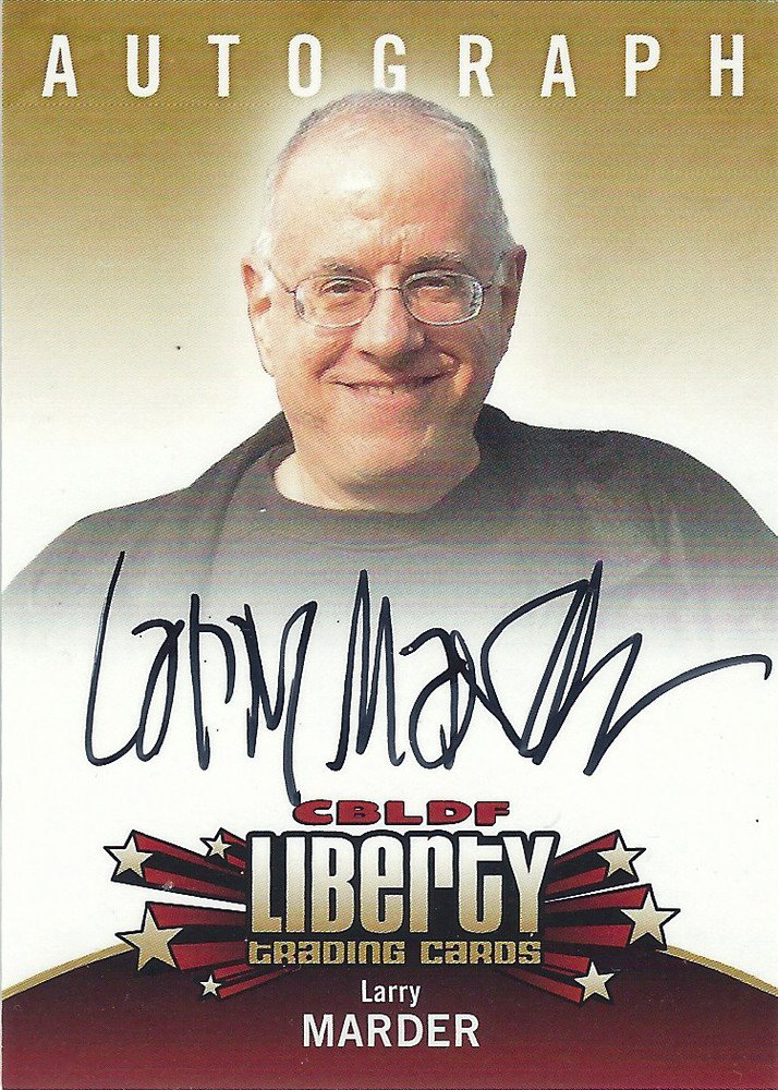 Cryptozoic CBLDF Liberty Trading Cards Autograph Card  Larry Marder