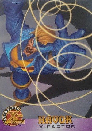 Fleer X-Men 1996 Fleer Base Card 15 Havok