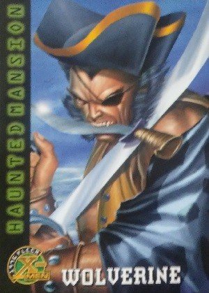 Fleer X-Men 1996 Fleer Base Card 99 Wolverine as Captain Claw