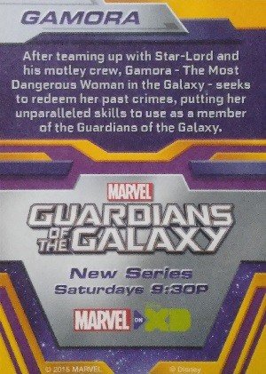 Marvel Comics Guardians of the Galaxy: Disney Promo Set Promos  Gamora