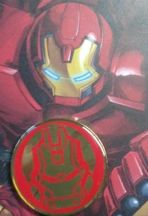 NECA Marvel Jumbo Metal Pin & Card Base Card  Hulkbuster