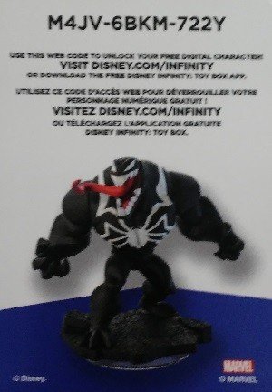 SkyBox Disney Infinity 2.0 Base Card  Venom (Logo)