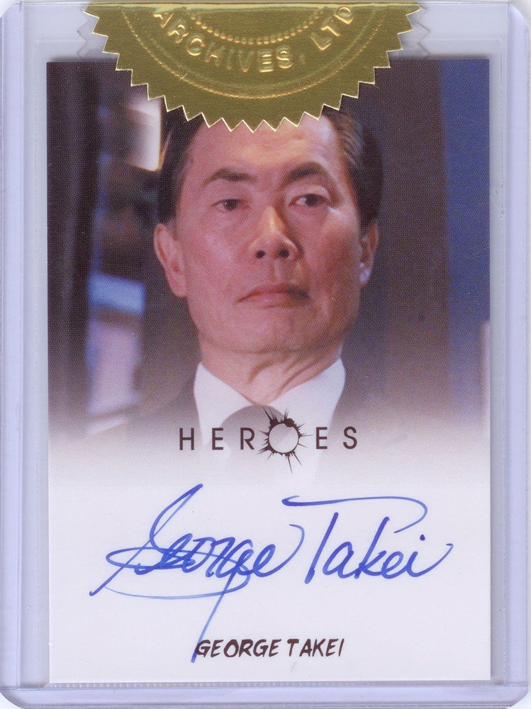 Rittenhouse Archives Heroes Archives Autograph Card  George Takei as Kaito Nakamura (3 cases)