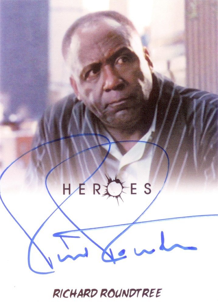Rittenhouse Archives Heroes Archives Autograph Card  Richard Roundtree as Charles Deveaux