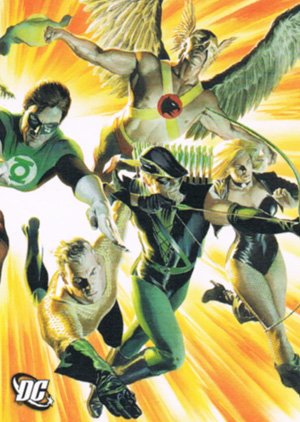 Rittenhouse Archives DC Legacy DC Gallery AR5 Green Lantern and 4 friends
