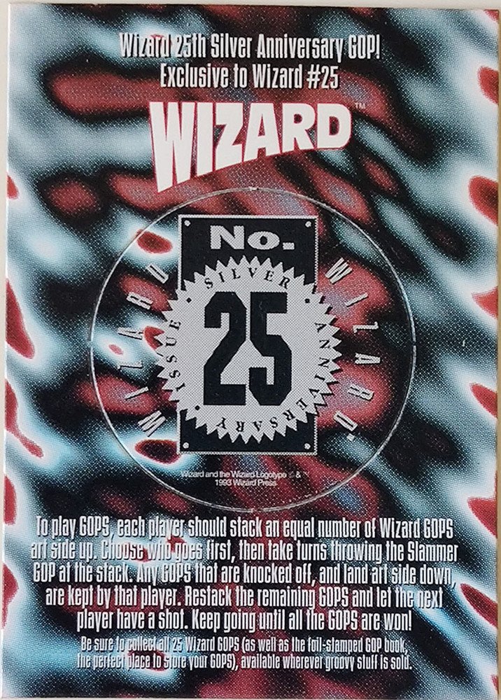 Wizard Wizard Magazine Series Wizard Special's Card  Wizard 25th Anniversary Gop