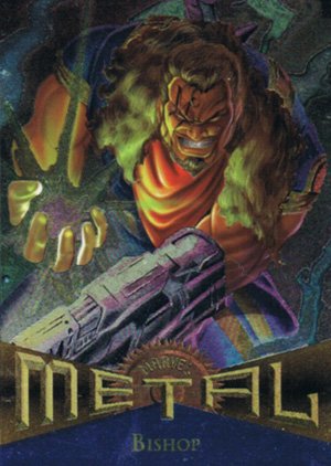Fleer Marvel Metal Base Card 86 Bishop