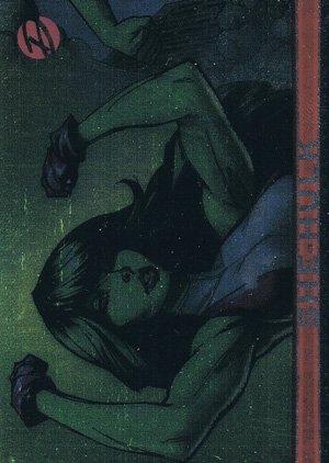 Rittenhouse Archives Marvel Dangerous Divas Parallel Card 17 She-Hulk
