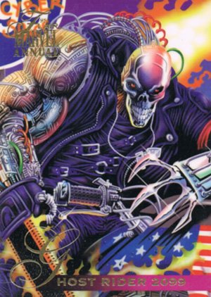 Fleer Marvel Annual Flair '95 Base Card 97 Ghost Rider 2099