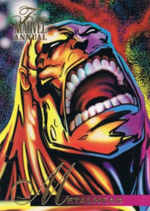 Fleer Marvel Annual Flair '95 Base Card 104 Metalhead