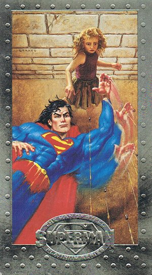 SkyBox Superman: The Man of Steel - Premium Edition Base Card 19 Speed!