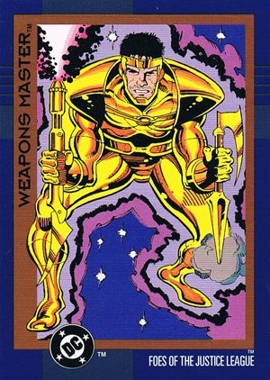SkyBox DC Cosmic Teams Base Card 121 Weapons Master (Foes of the Justice League)