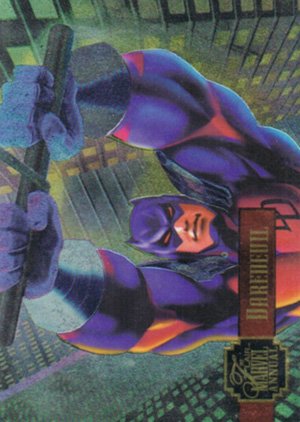 Fleer Marvel Annual Flair '95 PowerBlast Card 6 Daredevil