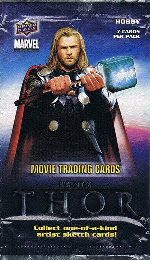 Upper Deck Thor Movie   Empty Wrapper