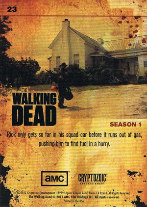 Cryptozoic The Walking Dead Base Card 23 Out of Gas