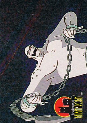 SkyBox The Adventures of Batman & Robin Base Card 62 Batman smashes his cage against some roc