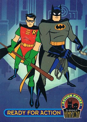 Fleer/Skybox Batman & Robin: Action Packs Base Card 12 Ready for Action