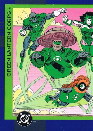SkyBox DC Cosmic Teams Base Card 22 Green Lantern Corps