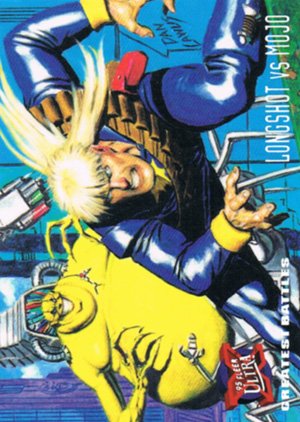 Fleer X-Men '95 Fleer Ultra Base Card 132 Longshot vs Mojo